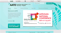 Desktop Screenshot of aate.org.au