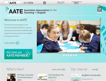 Tablet Screenshot of aate.org.au